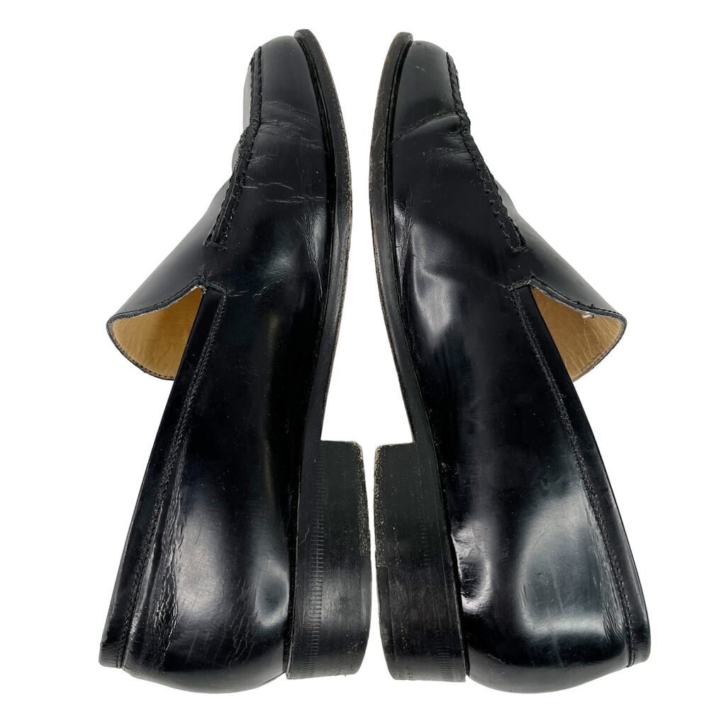 Gucci Womens Loafers Shoes Patent Leather Black 6B 100 0430 - Picture 5 of 11